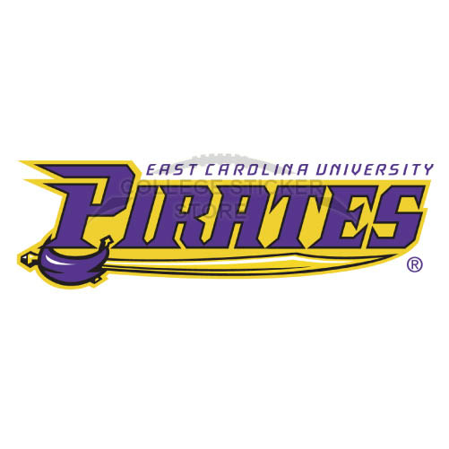 Design East Carolina Pirates Iron-on Transfers (Wall Stickers)NO.4315